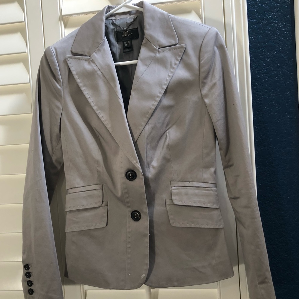Mango women’s gray blazer
